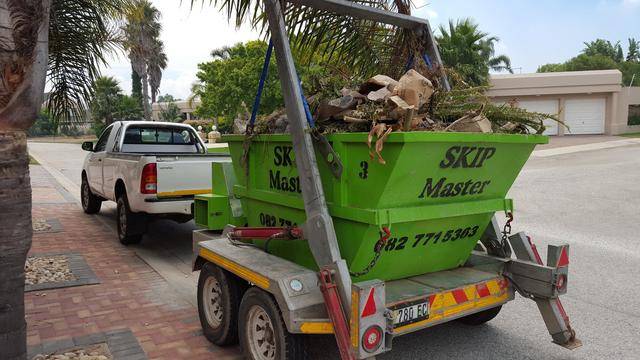 building rubble and garden refuse waste collection skips bins and removal port elizabeth